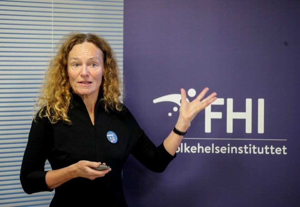 Har fremmet åpenhet: Kommunikasjonsforeningen mener FHIs kommunikasjonsarbeid aktivt har bidratt til forståelse for situasjonen og styrket den opplyste samtalen om Covid-19. Avbildet er direktør i FHI Camilla Stoltenberg i 2019. Foto: NTB
