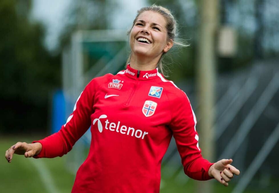 Blir Viasat-ekspert: Andrine Hegerberg blir Viasat-ekspert. Foto: Berit Roald / NTB