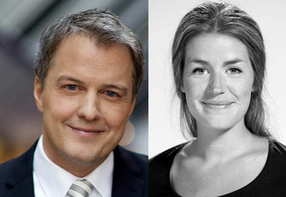 Tar over etter Ali: Sturla Dyregrov og Siri Kleiven Strøm skal dele på hovedanker-rollen ut året sammen med Arild Riise. Foto: Scanpix og TV 2