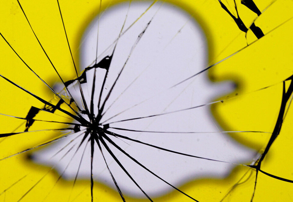 Skuffer med tallene: De nye kvartalstallene til Snapchat viser at bildedelingstjenesten ikke helt klart å levere på markedets forventninger. Foto: Scanpix.