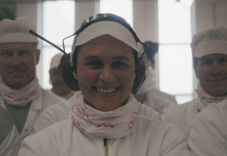 Inneholder Norge: Budskapet i den nye kampanjen er at Nyt Norge handler om mer enn bare mat. Bildet er fra reklamefilmen som slippes denne uken.