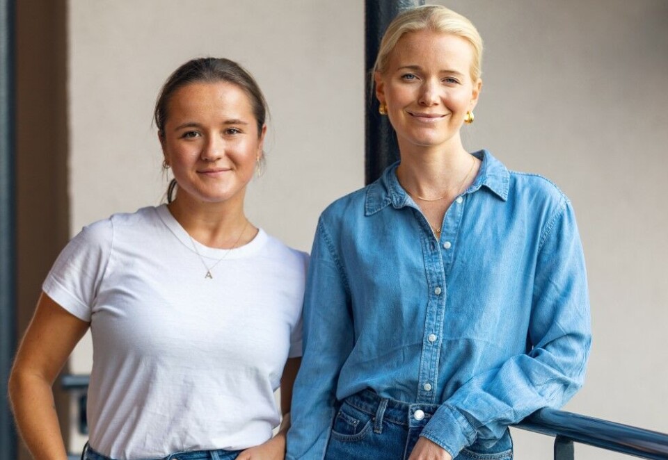 Starter noe nytt: Nicoline Lysholm (til høyre) har fått med seg Agnes Hagen Frogner i det nye byrået Noe. De har tidligere har jobbet i Creuna, Anti og FJUZ.