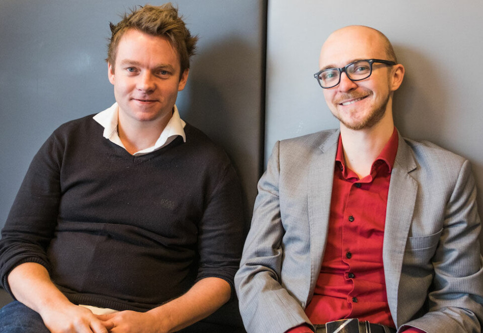 Nyansatte: Erlend Nilsen (f.v.), seniorkonsulent, og Henrik Sandsmark, spesialist på Facebook-annonsering er nye i RED Performance.