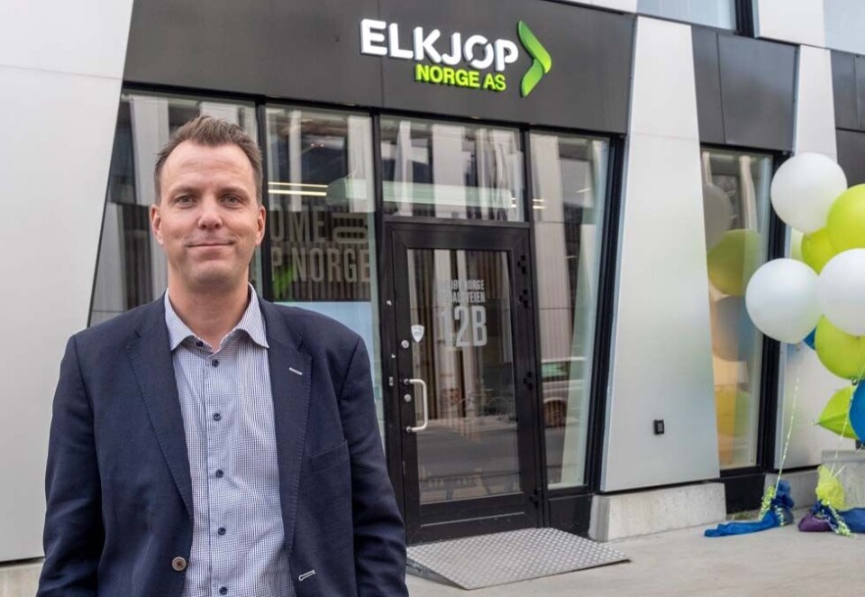 Sterkt trykk: - Vi har et sterkt markedsføringstrykk, men sett i forhold til omsetningsmålene, er det lavt i forhold til resten av året, sier ansvarlig for merkevare og digitalt i Elkjøp Norge, Marius Klemo.