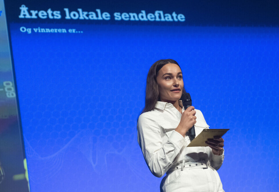 Vant pris: NRK P3 og mP3-profil Arianrhod Engebø fikk prisen «Årets unge radioprofil». Foto: Tor Erik Schrøder.