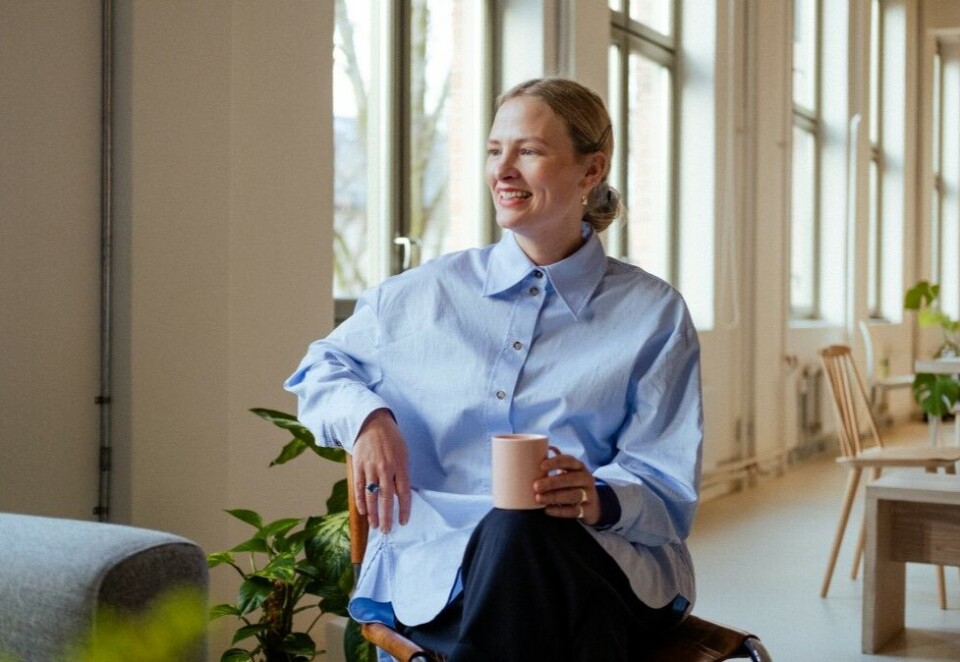 På plass: Astrid Natvik er på plass hos Heydays. Hun ser frem til å ta fatt på arbeidsoppgavene i designbyrået.