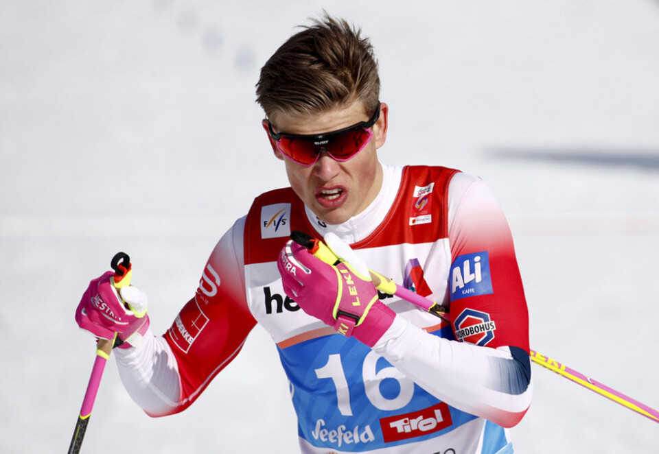 Klæbo-klyv i mediebransjen: - Norgessjef Vegard Klubbenes Drogseth har tatt et lite Klæbo-klyv og parkert NRK i rettighetskampen, skriver Kampanje-redaktør Knut Kristian Hauger. Foto: Terje Pedersen/NTB Scanpix