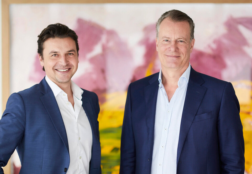 Byrå-eier: Konsernsjefen i Ferd, Morten Borge, og eieren Johan H. Andresen legger torsdag frem tall som viser hvordan det har gått med alle selskapets investeringer, herunder også Try-huset. Foto: Sveinung Bråthen/Ferd