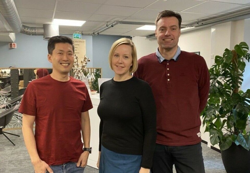 Fusjonerer: Chul Christian Aamodt, Hilde Nyman og Anders Lie Brenna i EnerWE. Nå fusjonerer de med Europower. Foto: enerWe