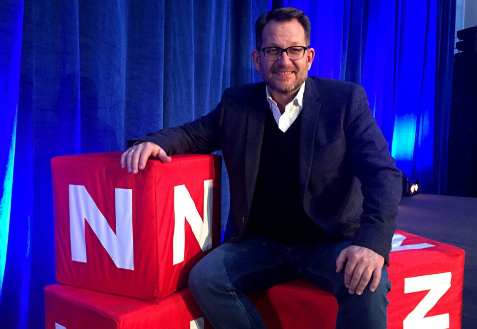 Klar for ny vår: Discovery-sjef Harald Strømme presenterte vårmenyen på et arrangement i tv-selskapets lokaler tidligere denne uken. Der tok Eliteserien hovedrollen.