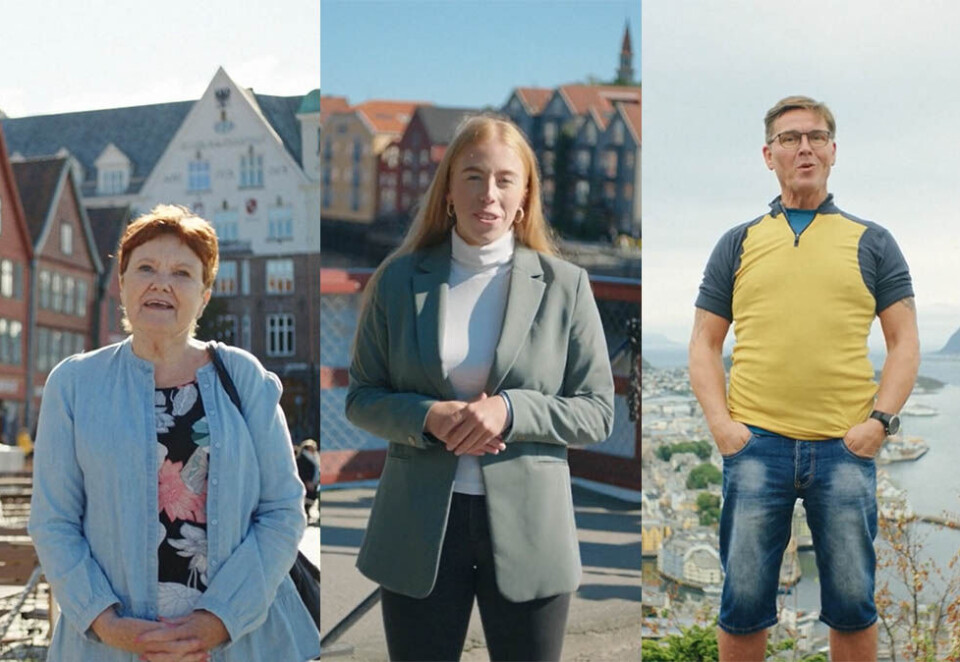 Lokalpatrioter: Morgenstern står bak den nye reklamekampanjen til Widerøe som tar utgangspunkt i tre entusiastiske lokale ambassadører. Se filmene nederst i saken.