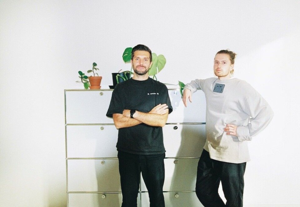 Fra Snøhetta til Heydays til eget studio: Marius Sunde og Kim Andre Ottesen oppfyller drømmen om eget designstudio når de nå har startet Opening Hours. Foto: Heydays.