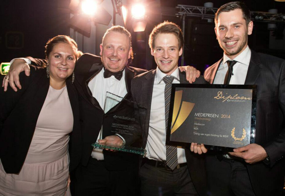 MediaCom med 5 av 10 jobber til finalen i MediaForums Mediepriser