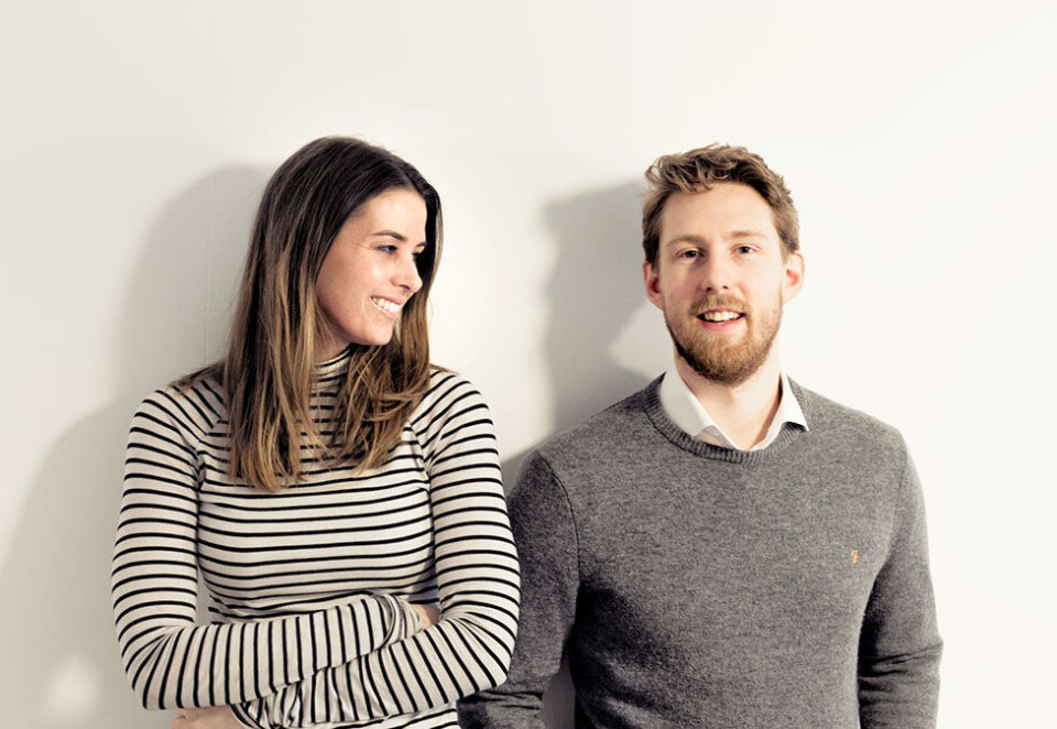 Gavepakke: - Thea Emanuelsen og Aleksander Erichsen har faktisk stått på ønskelisten vår siden vi startet byrået, sier Petter Bryde i Pol. Foto: Pol.