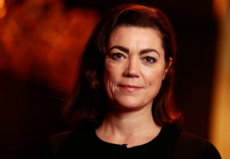 Teknologirevolusjon: - Mediebransjen er en av de bransjene som allerede er preget, bransjen ble truffet tidlig, sier administrerende direktør i Næringslivets Hovedorganisasjon (NHO), Kristin Skogen Lund, om teknologirevolusjonen. Foto: Håkon Mosvold Larsen / NTB scanpix