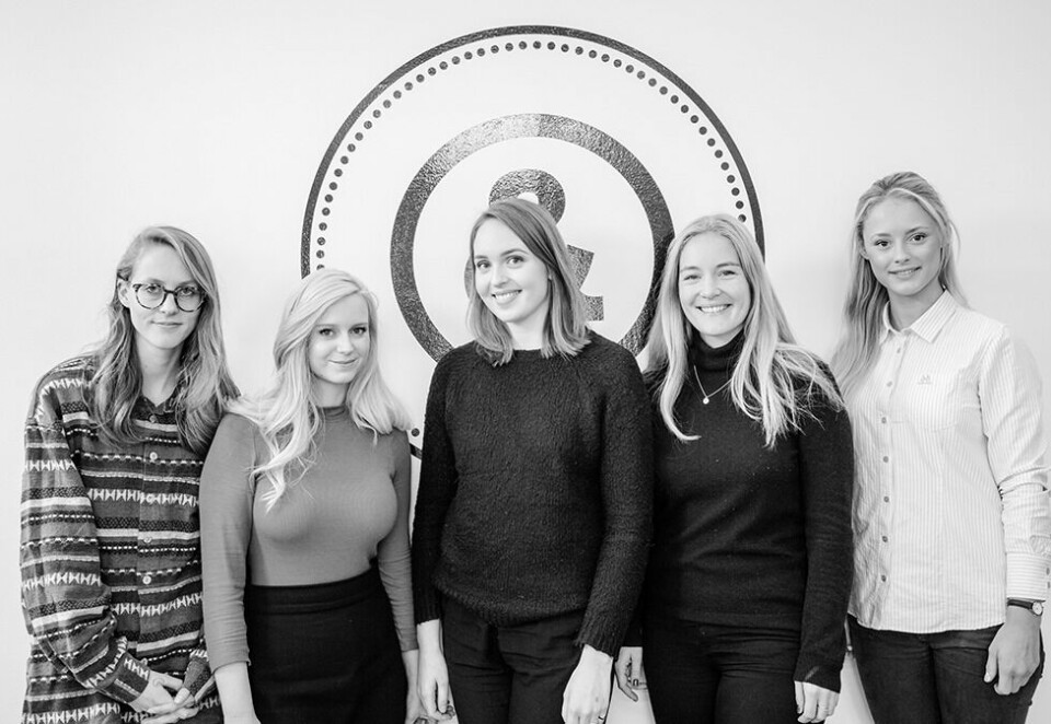 LOS&CO ønsker Kaja, Nora, Celine, Hedvig og Sara Emilie velkommen!