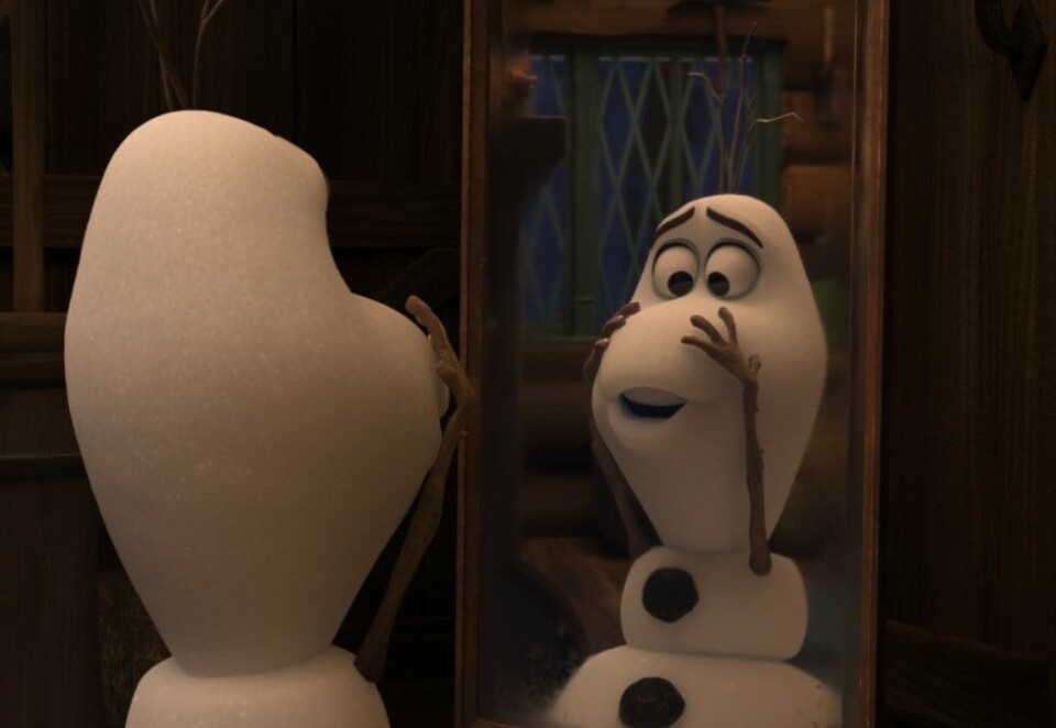 Disney-sjarmør: Disneys populære snømann Olaf har hovedrollen i kortfilmen «Once Upon a Snowman» lansert på Disney+ i oktober. Nye tall viser at NRK står støtt i møte med underholdningsgiganten. - Åpenbart at barn og foreldre setter pris på NRK sitt digitaltilbud, sier TV-sjef Glenn Engebretsen i GroupM. Foto: Disney