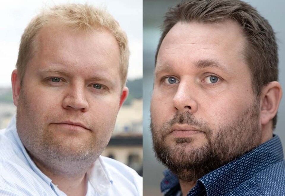 Kaster seg inn i debatten: Professor Lars Erling Olsen og høyskolelektor Eirik Haus ved Handelshøyskolen kaster seg inn i debatten som har rast på Kampanje de siste dagene om markedssjefer i lederrommet. - Kanskje vi kan bidra med å lære fremtidens markedsførere hva som skal til for å lykkes, skriver de to.