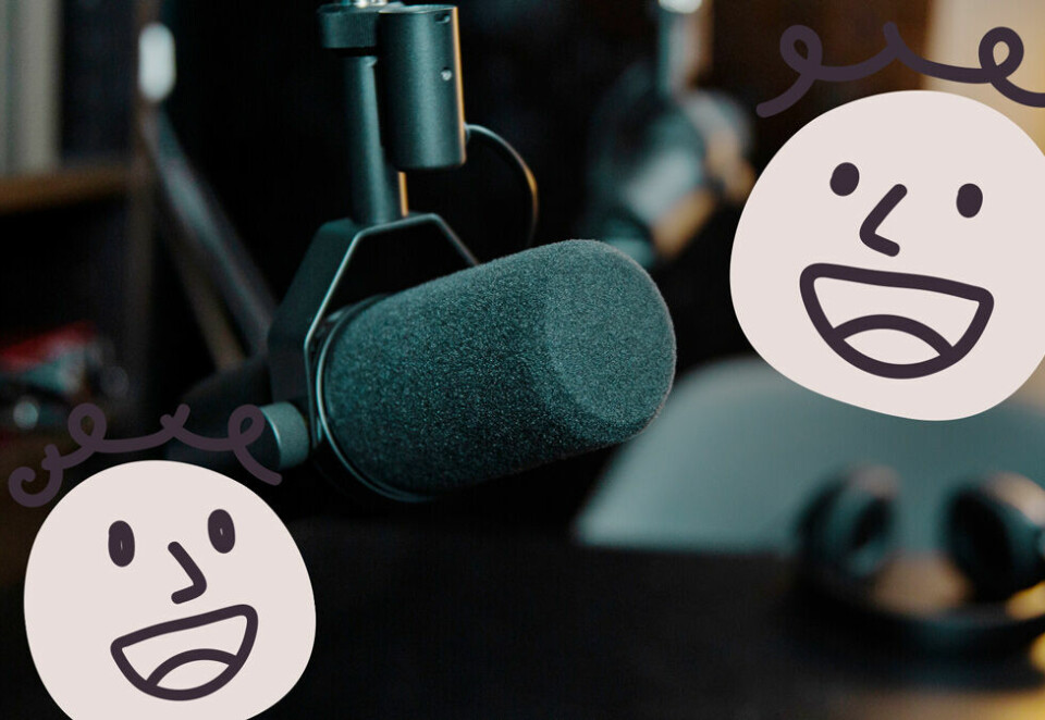 Podcaststudio klart til bruk