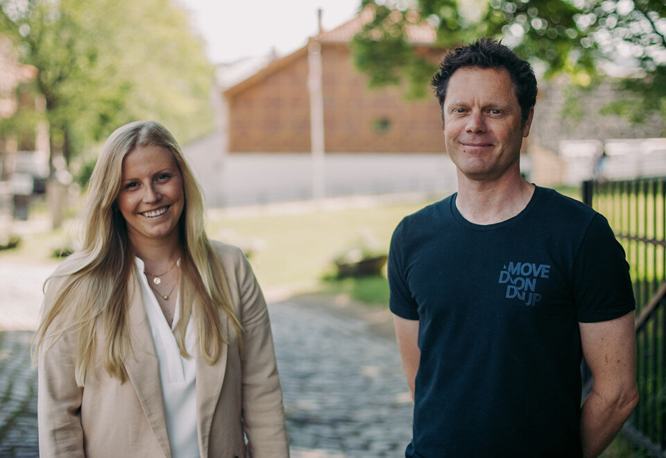 Satser i nytt marked: Try Dig-sjef Kaare Øystein Trædal med sin COO Emilie Nøss Wangen. I fjor hadde selskapet et omsetning på over 50 millioner kroner.