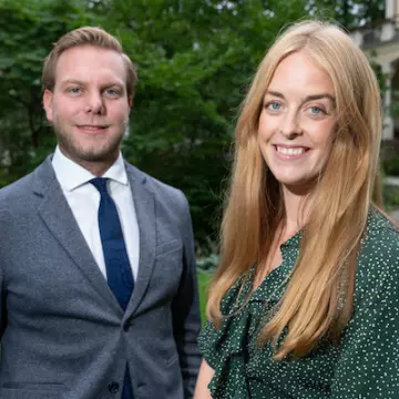 Celine Gran og Christian Laland 