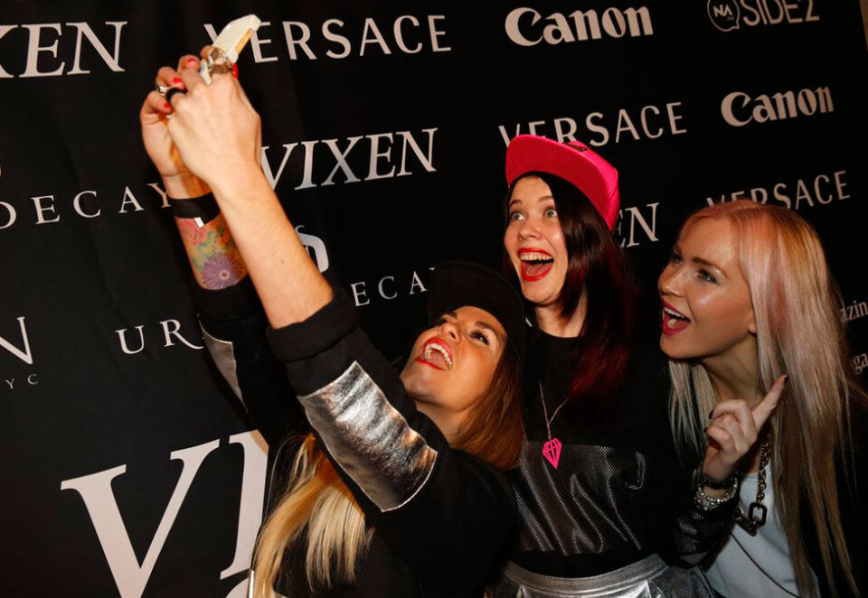 Påvirkere: - Det og viktigheten av å være edruelig i forhold til overeksponering og overforbruk av påvirkere, skriver Markus Lind. Bildet er fra Vixen Blog Awards 2014. Foto: Cornelius Poppe/NTB Scanpix.