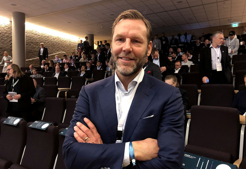 På norgesbesøk: Administrerende direktør Johan Dennelind i Telia Company var denne uken i Norge hvor han gjestet Inside Telecoms høstkonferanse. Foto: Dag Robert Jerijervi