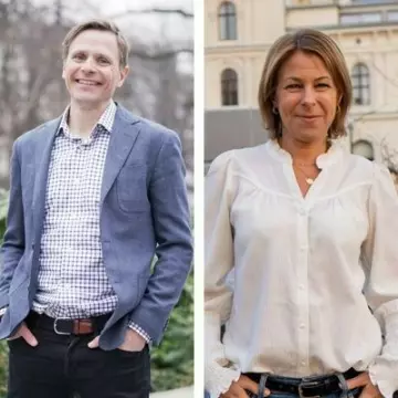 Christopher Mortensen og Johanne Kjuus 