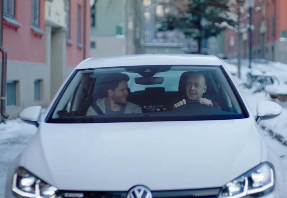 Gjerrigknark: I Volkswagens nye reklamefilmer er hovedpersonen en skikkelig «gjerrigknark».