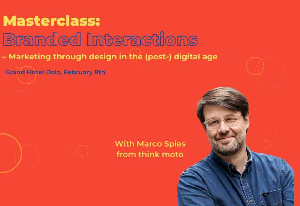 Grunnleggeren av det tyske design- og innovasjonsbyrået think moto kommer til Oslo 8. og 9. februar for masterclass og konferanse.