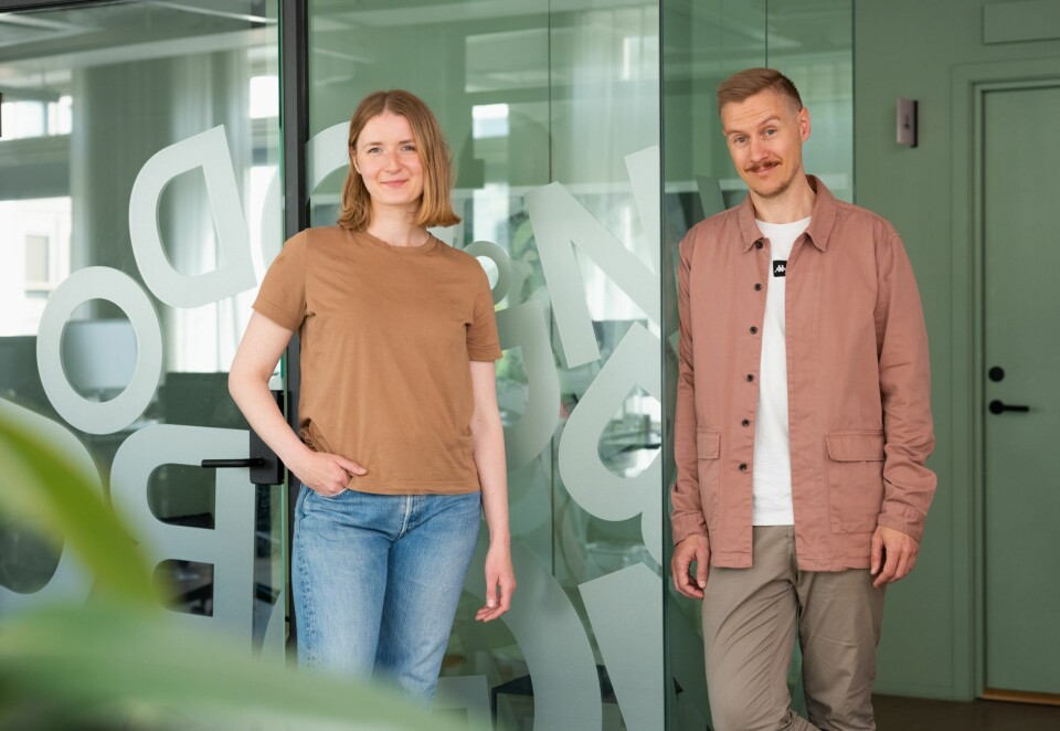 Rykker opp: Etter to år i Nord DDB får Pia Ølstad og Linus Hjellström det kreative ansvaret i Nord DDB. Foto: Nord DDB