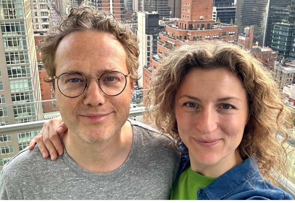 Ektepar og kolleger: USA-korrespondentene Nilas Johnsen og Ingeborg Huse Amundsen. De har New York som base. Foto: Privat