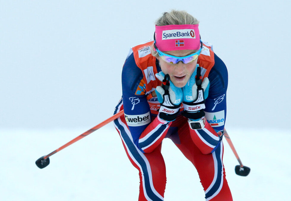 Sponset hverdag: I perioden 1. mai til 10. oktober var 88 prosent av Therese Johaugs Instagram-innlegg merket som reklame. Foto: Scanpix.