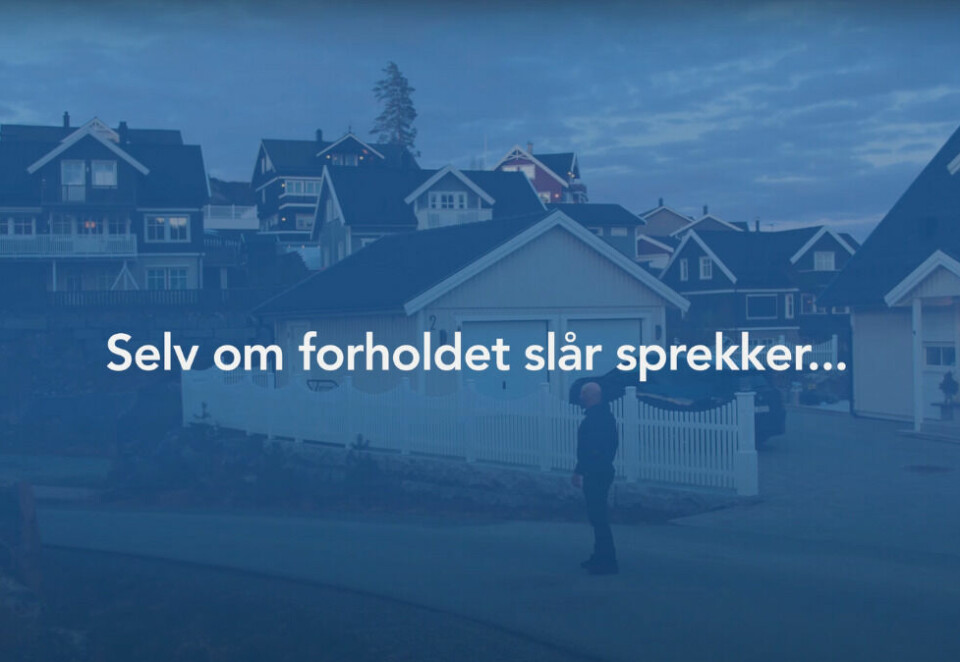 Reklamefilm om steinsprutskader for Bavaria