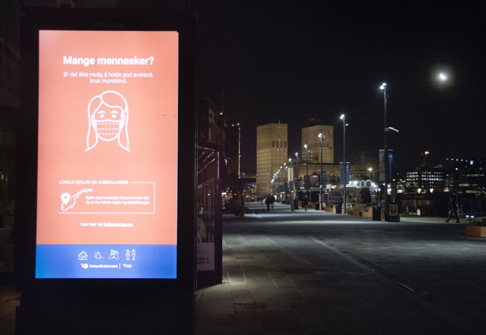 Bedring i markedet: Koronapandemien har preget reklamemarkedet på alle måter, men tallene fra Mediebyråforeningen viser at pengene som forsvant tidligere i år sakte, men sikkert er på vei tilbake. Foto: Erik Johansen / NTB