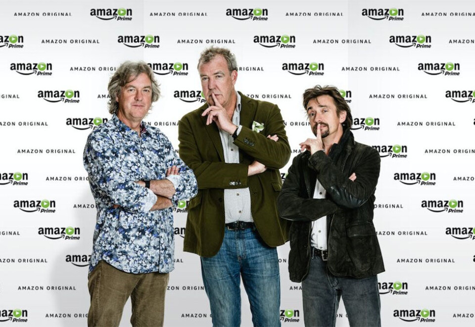 Inn i strømmekrigen: «Top Gear»-profilene er tilbake med nytt program. Nå er de også klare for norske skjermer. Foto: Amazon.