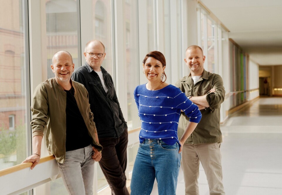 F.v.: Harald Rosenløw-Eeg, Jan Trygve Røyneland, Sara Khorami og Esben Selvig.Foto: Einar Aslaksen