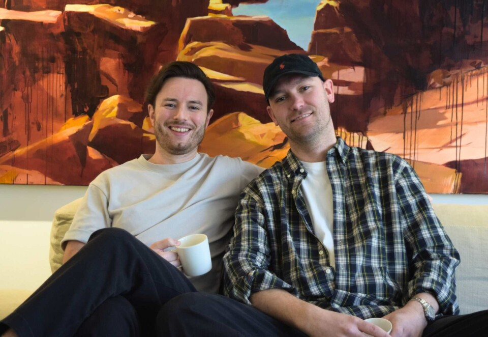 Makkere: Zakarias Nadir og Glenn Haugen er utdannet på Høyskolen Kristiania og har jobbet sammen i Llowbank, Tante Randi og Nord DDB. Foto: Dag Robert Jerijervi