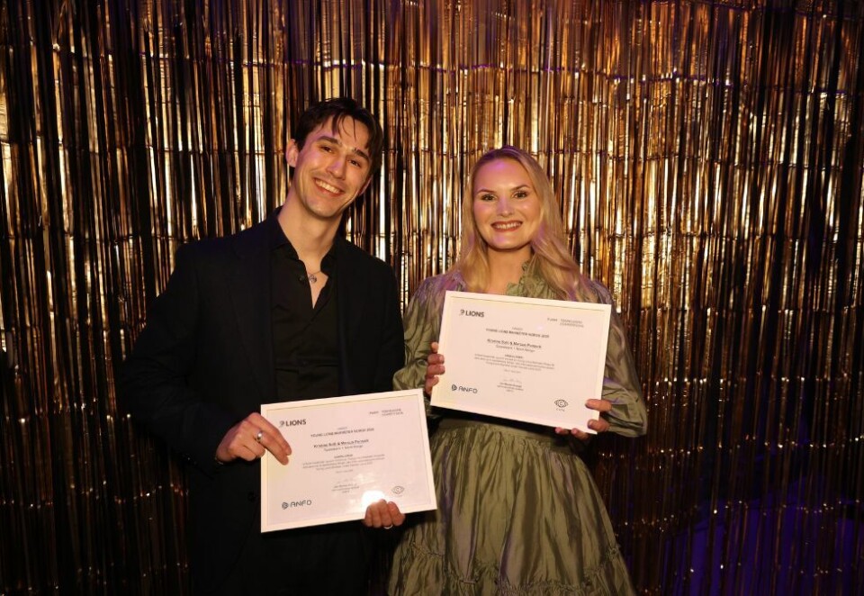 Skal til Cannes: Juryen mente at Marcus Punsvik og Kristine Solli hadde en konstruktiv og behagelig presentasjonsform, de hadde satt seg ordentlig inn i utfordringene som Visit Svalbard erfarer. Foto: Eivor Eriksen