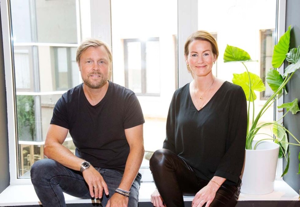 Fornyet tillit: Pol med styreleder Petter Bryde og ny sjef Therese Becke får fire nye år med Norsk Tipping sammen med resten av Try-huset. Foto: Pol