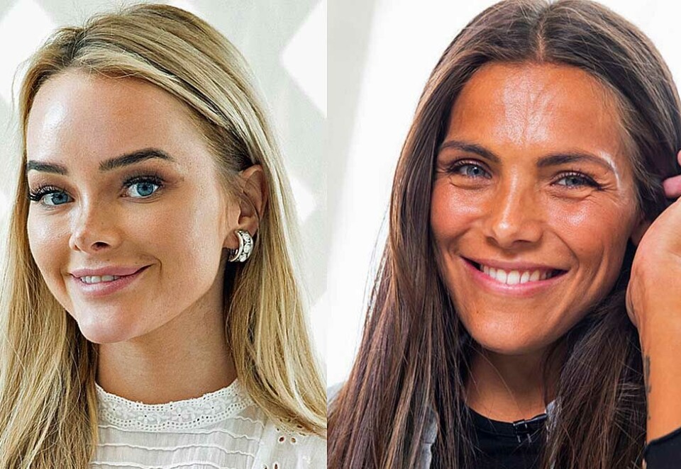 Bloggdronninger: To av bloggerne med flest nominasjoner i årets Vixen Awards er Sophie Elise Isachsen og Jørgine Vasstrand. Foto: Scanpix.