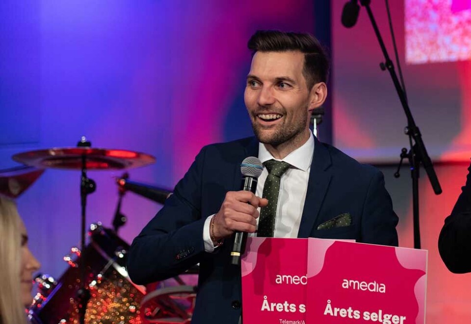 Petter Jonassen kåret til årets selger i Amedia