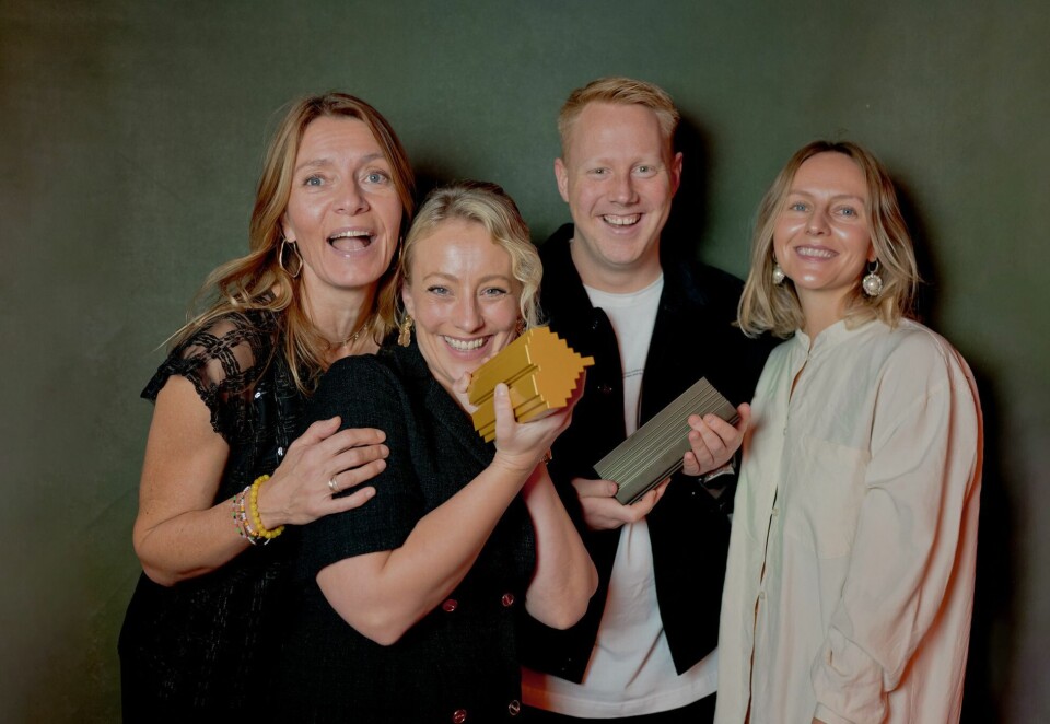 Gull-team: Schibsted Partnerstudio og Norwegian sikret både gull og bronse i årets LOVIE Awards. Foto: Partnerstudio