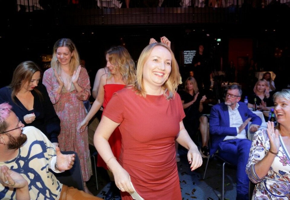 Konkurs: Altså er konkurs. Her ved sjefredaktør og daglig leder, Ida Eliassen. Foto: Eivor Eriksen.