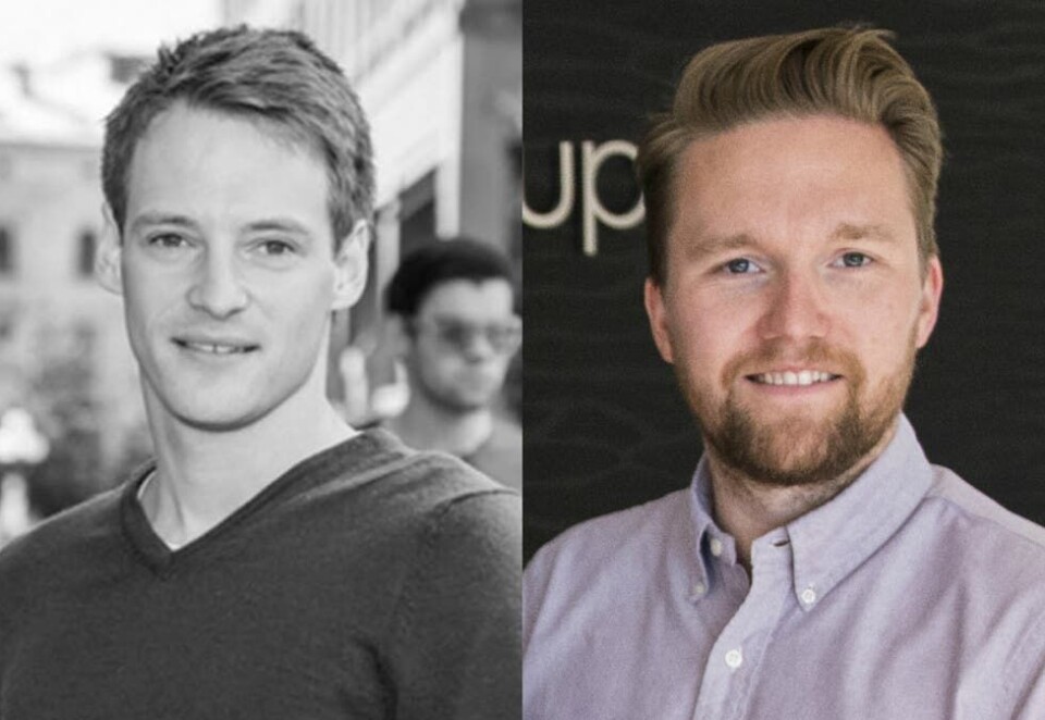 SPENTE: Merkevaresjef i Aller Media Dan Ruben Johansen og digital direktør i PHD Thomas Johansen.