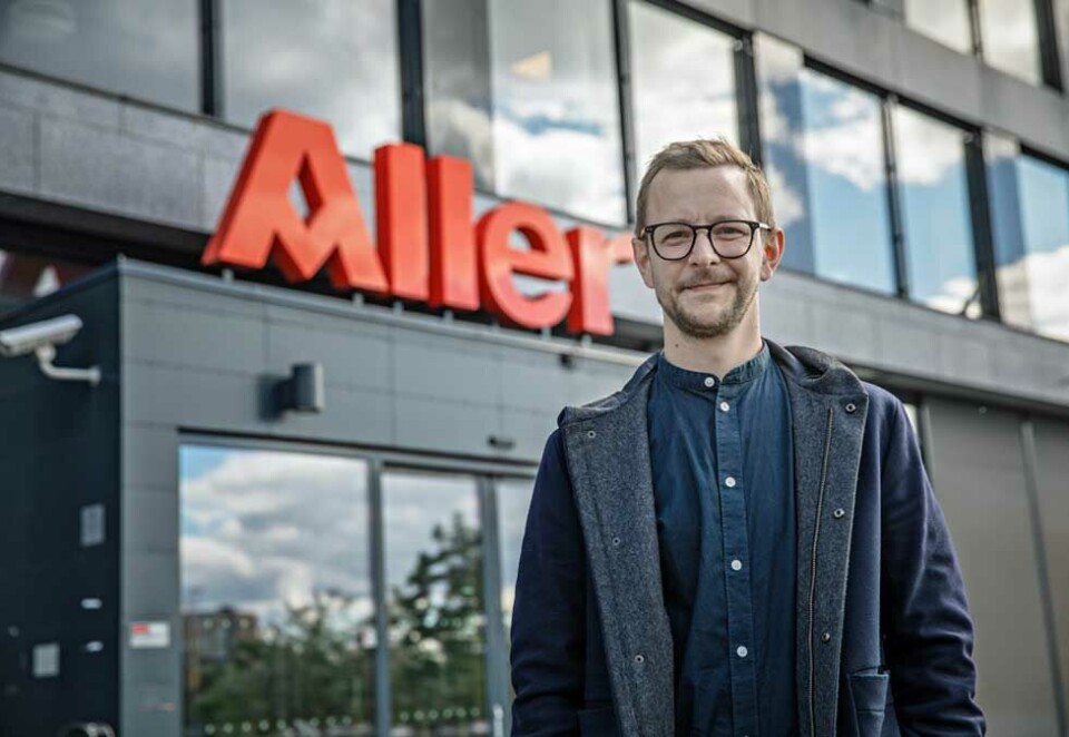 Tellef Dahll er programsjef i Aller Media. Foto: Knut Kristian Hauger.