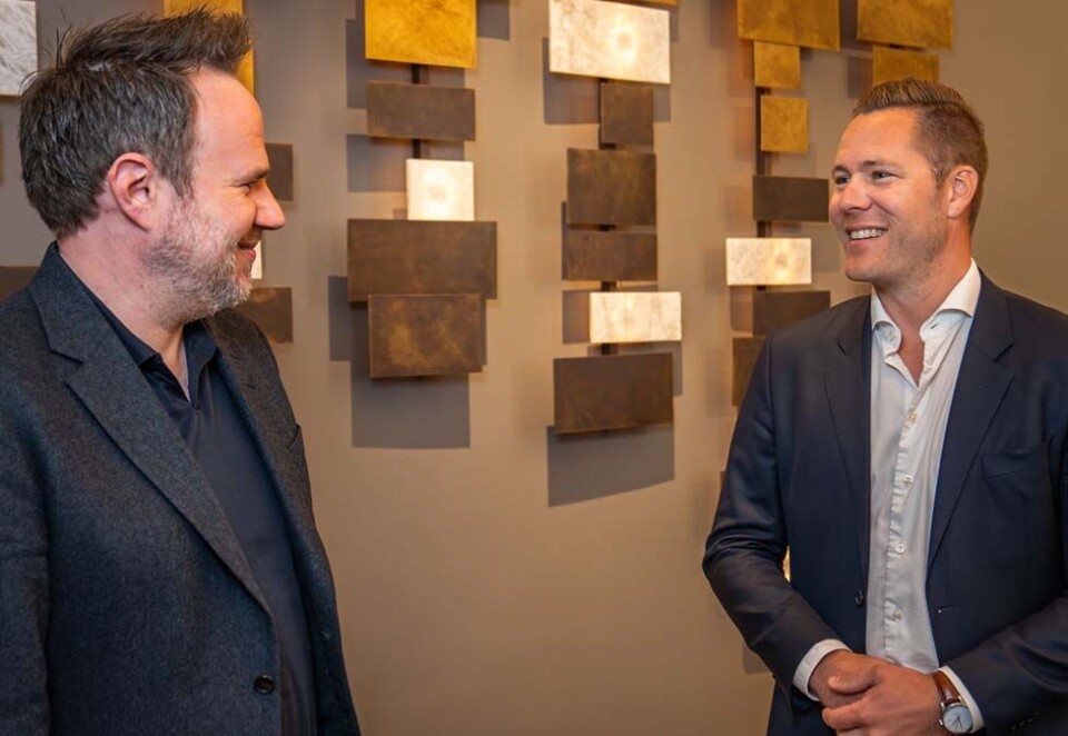 Dobbel Johan: John Kårikstad, som nå blir øverste leder i Forte-gruppen, er sikker på at Johan Grönlund er rett man for jobben og mener timingen er riktig for en endring i toppledelsen. Foto: Forte Digital.