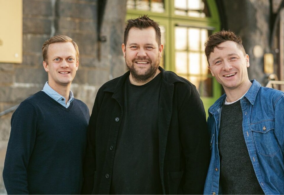 Nytt matkonsept: Christopher Davidsen, Karl Johan Kopreitan, Henrik Dahl Jahnsen og William Lee-Wright skal åpne flere restauranter i Trondheim i tiden fremover. Foto: Barnaby Bondø Lee-Wright.