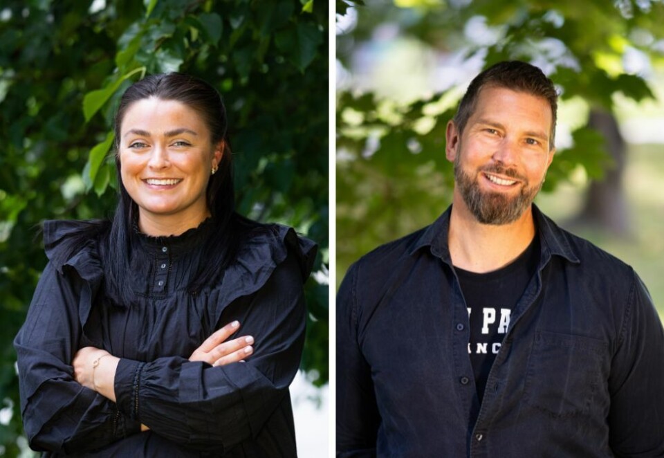 Navnebytte: Reklamebyrået B17 har fått en ny kontoradresse og blitt flere ansatte. Nå bytter de navn til God dag. Her Johanne Skaatun og Ulf Kvalvik som begge jobber i byrået.