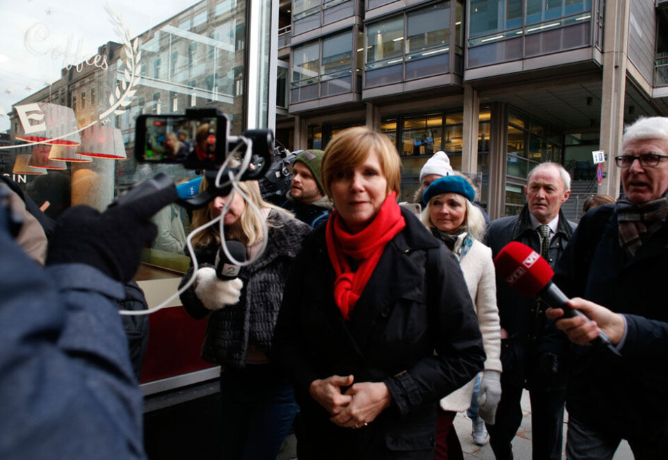 Fikk PR-hjelp: Slik så det ut da det stormet som verst rundt Christine Myer, noen dager før hun gikk av som SSB-sjef. Zynk bistod SSB i stormen. Foto: Mariam Butt/NTB Scanpix